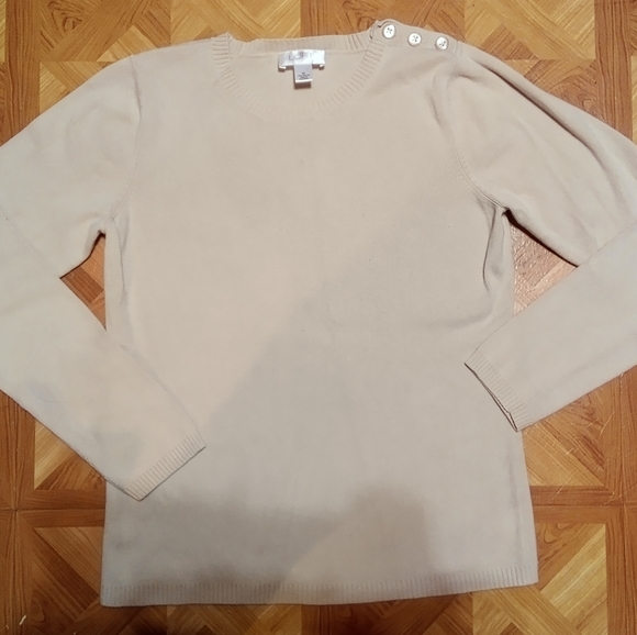 Ann Taylor Loft Knit Sweater Beige - Picture 2 of 2